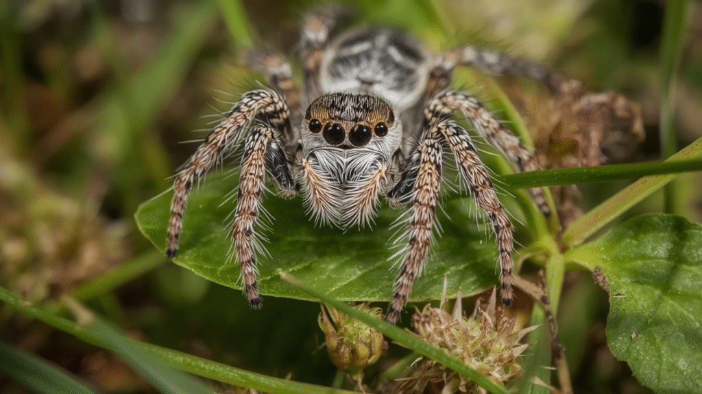 Fringed Jumping Spider:Senses & Behavior
