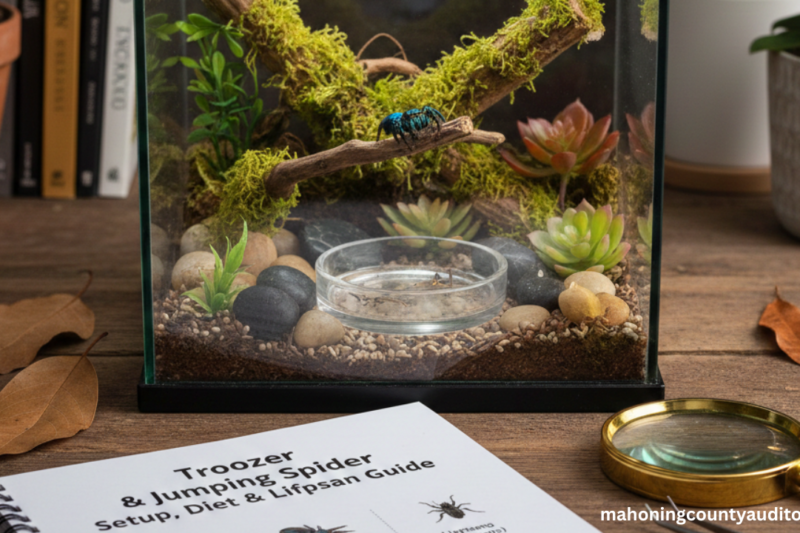 Troozer com Jumping Spider Setup, Diet & Lifespan Guide
