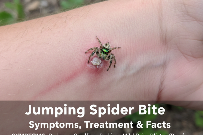 Jumping Spider Bite-Symptoms, Treatment & Facts