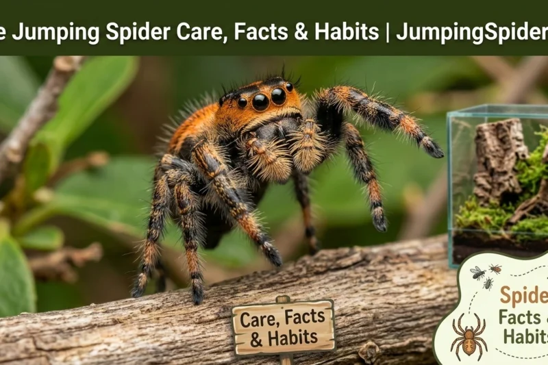 Cute Jumping Spider Care, Facts & Habits | JumpingSpider.xyz