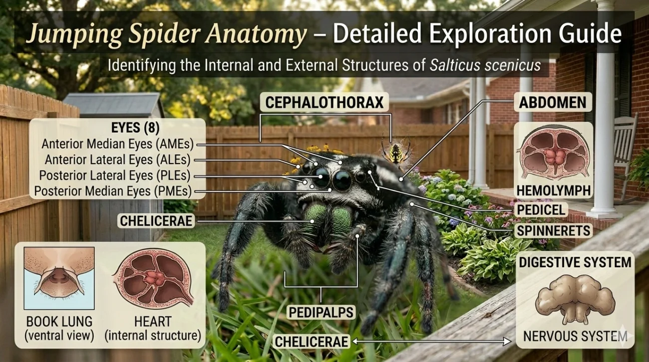 Jumping Spider Anatomy – Detailed Exploration Guide