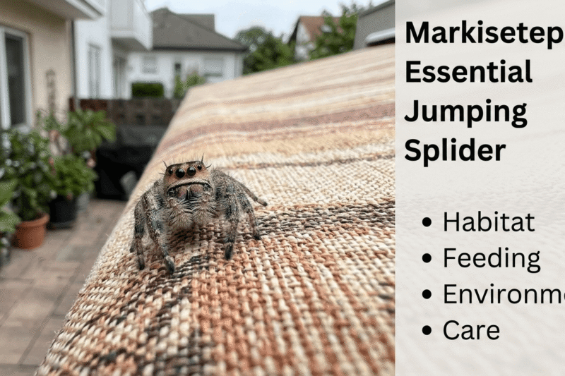 Markiseteppe: Essential Jumping Spider Care & Habitat Tips