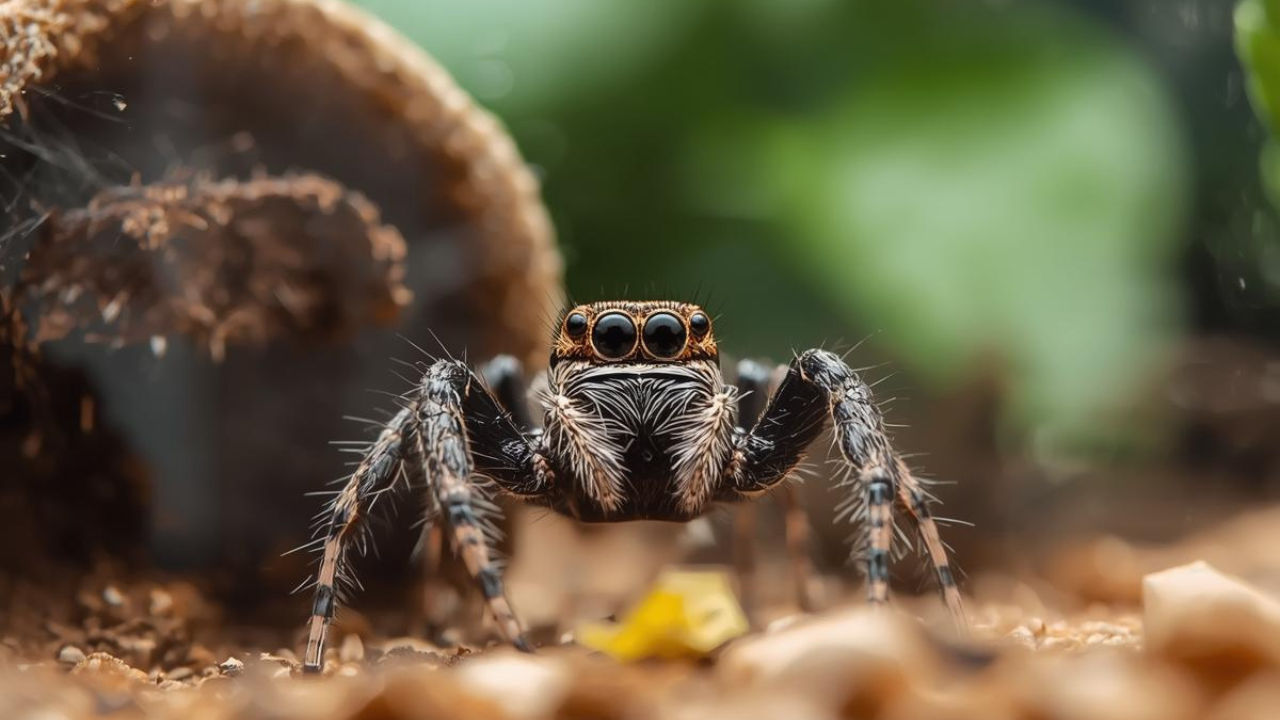 Jumping Spider Molting