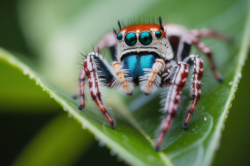 Peacock Jumping Spider-Care, Colors, Behavior & Habitat