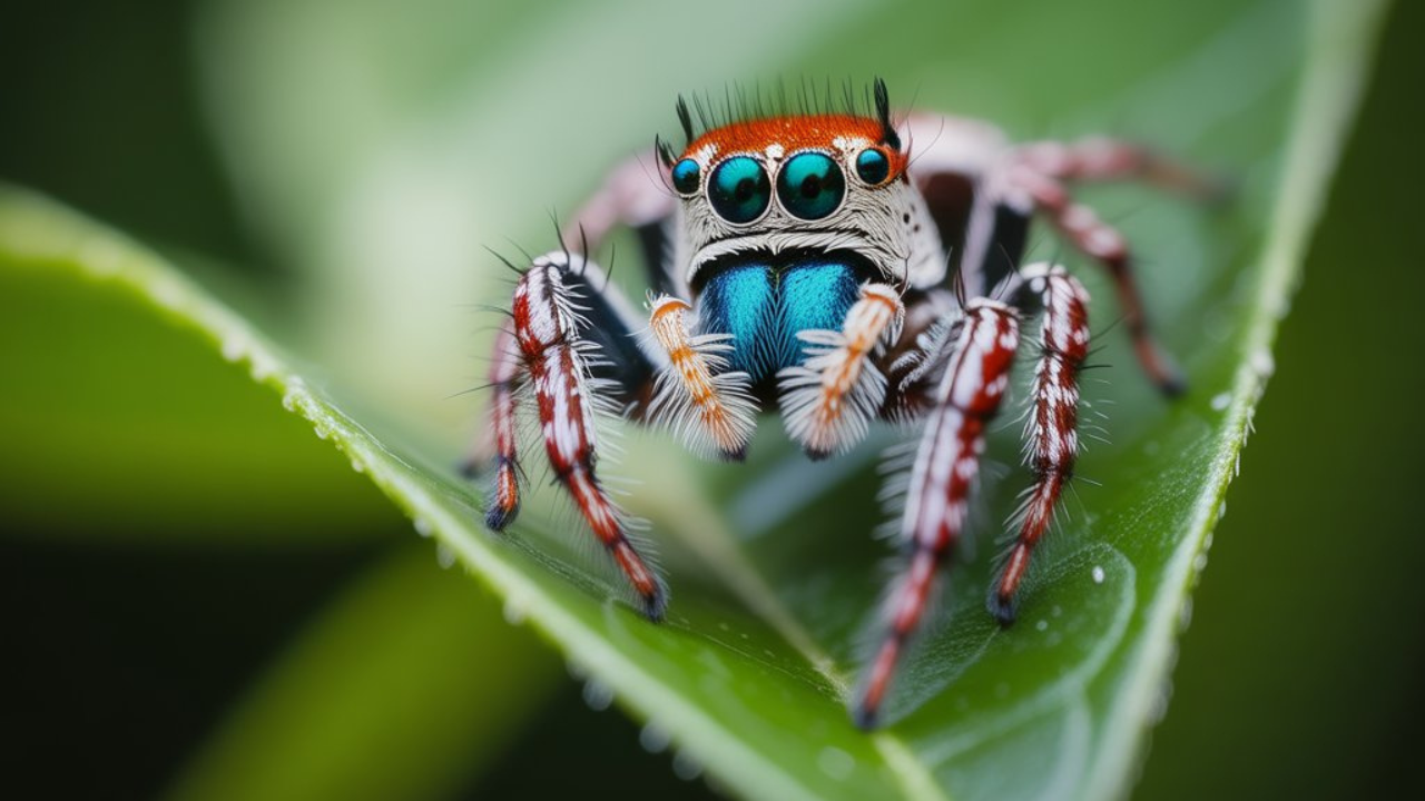 Peacock Jumping Spider-Care, Colors, Behavior & Habitat