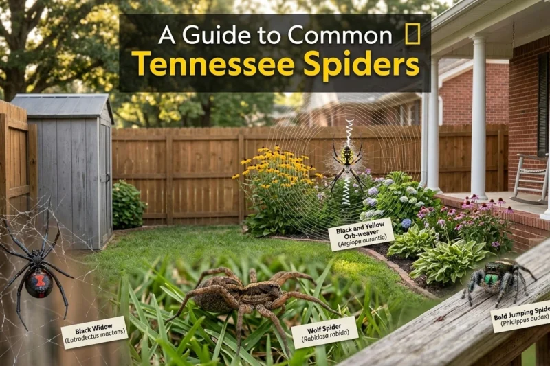 Guide to Spiders in Tennessee Homes & Gardens