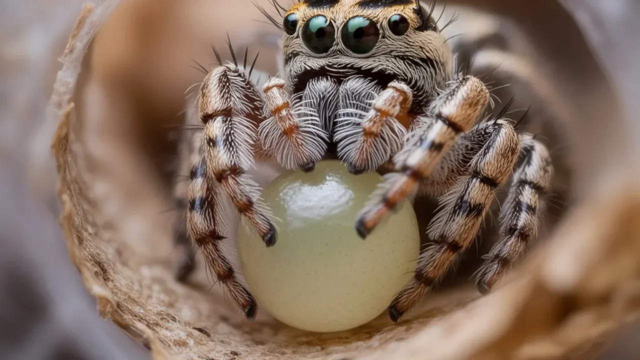 7 Jumping Spider Egg Sac Habitat Setup USA