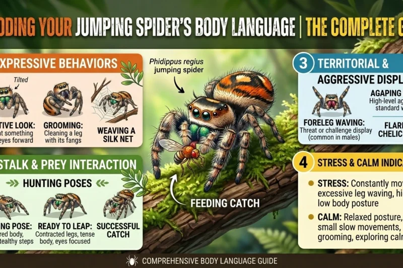 Decoding Your Jumping Spider's Body Language