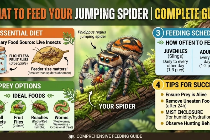 What to Feed Your Jumping Spider | Complete Guide