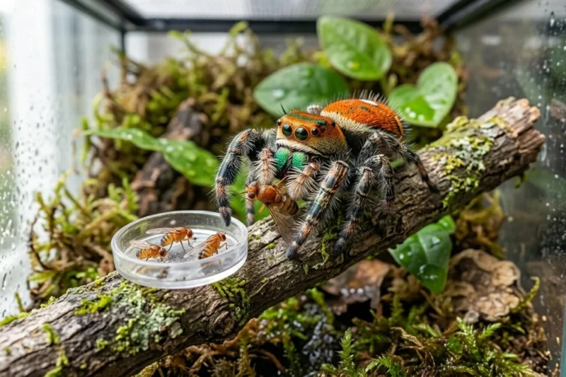 Feeding Your Jumping Spider