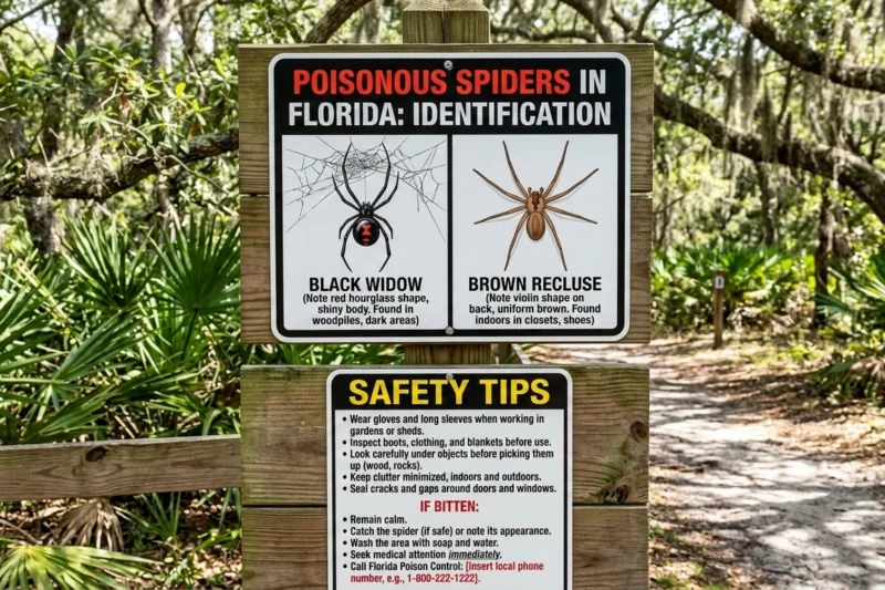 Poisonous Spiders in Florida: Identification & Safety Tips