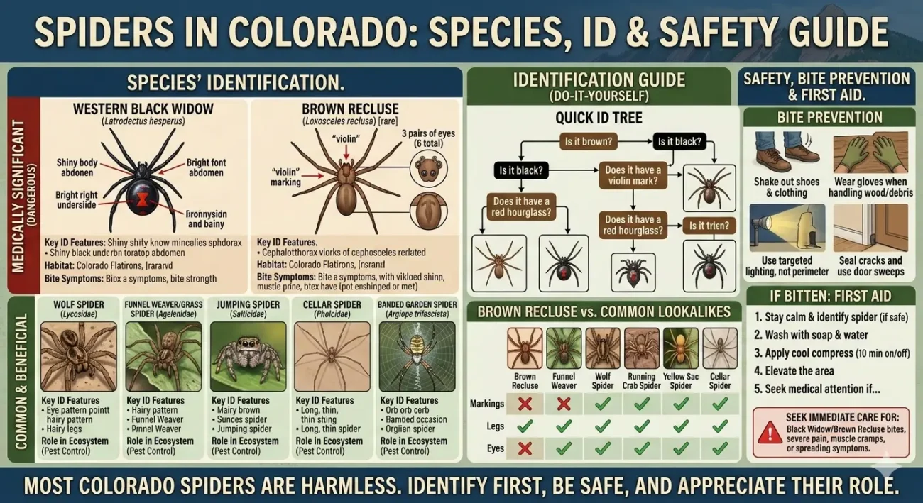Spiders in Colorado: Species, ID & Safety Guide
