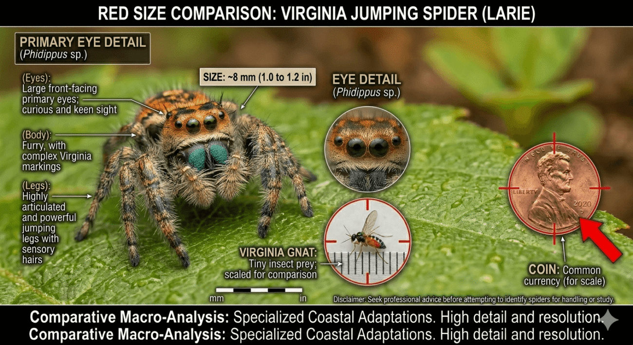 Jumping Spider in Virginia: Habitat & Facts Guide