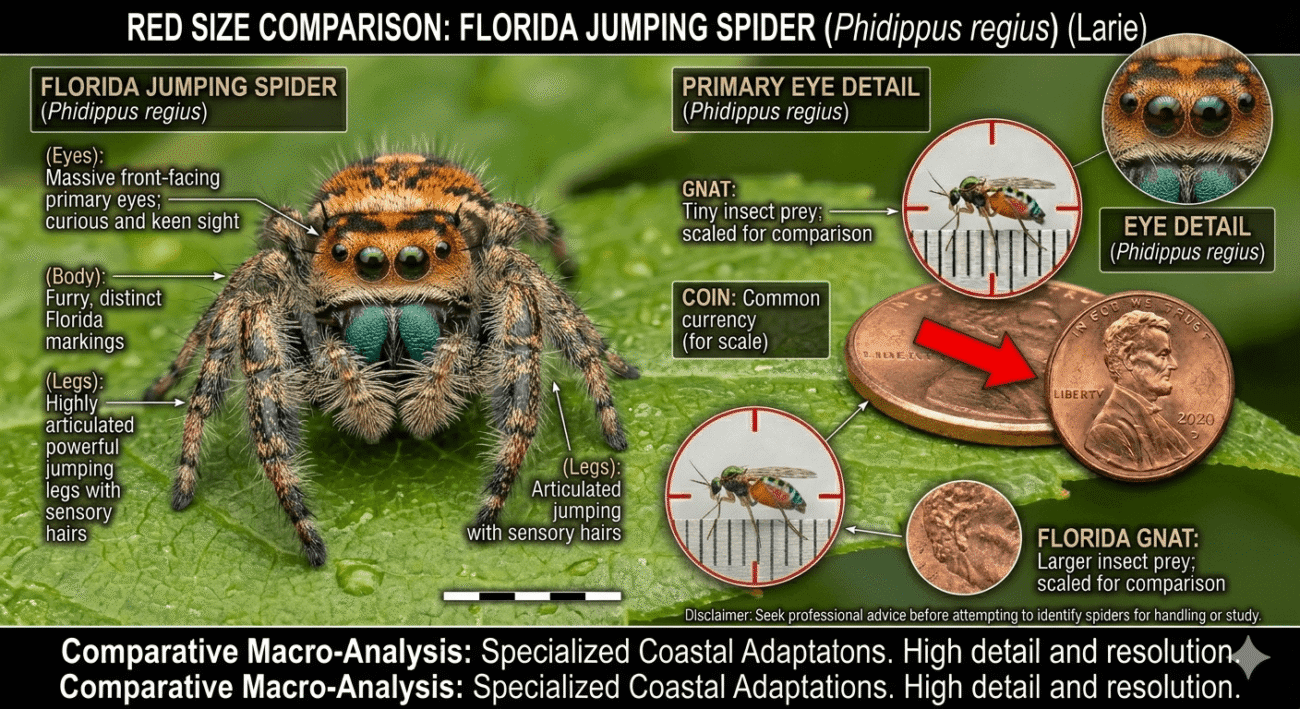 Florida Jumping Spiders: Types, Facts & Behavior