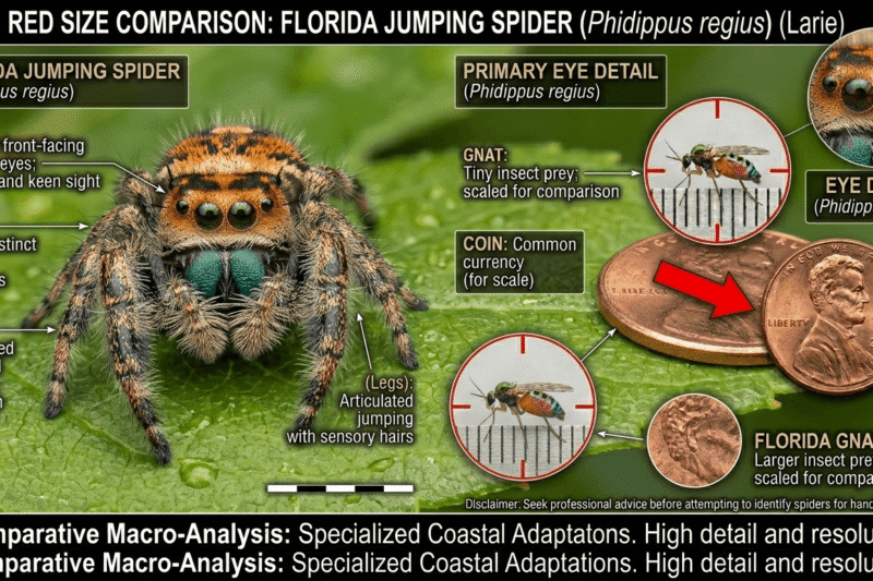 Florida Jumping Spiders: Types, Facts & Behavior