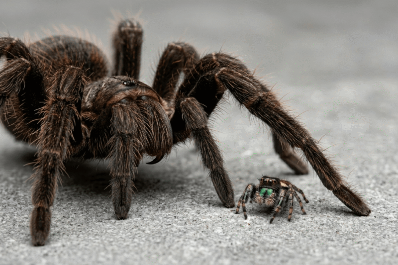 Goliath Birdeater vs House Jumping Spider Guide