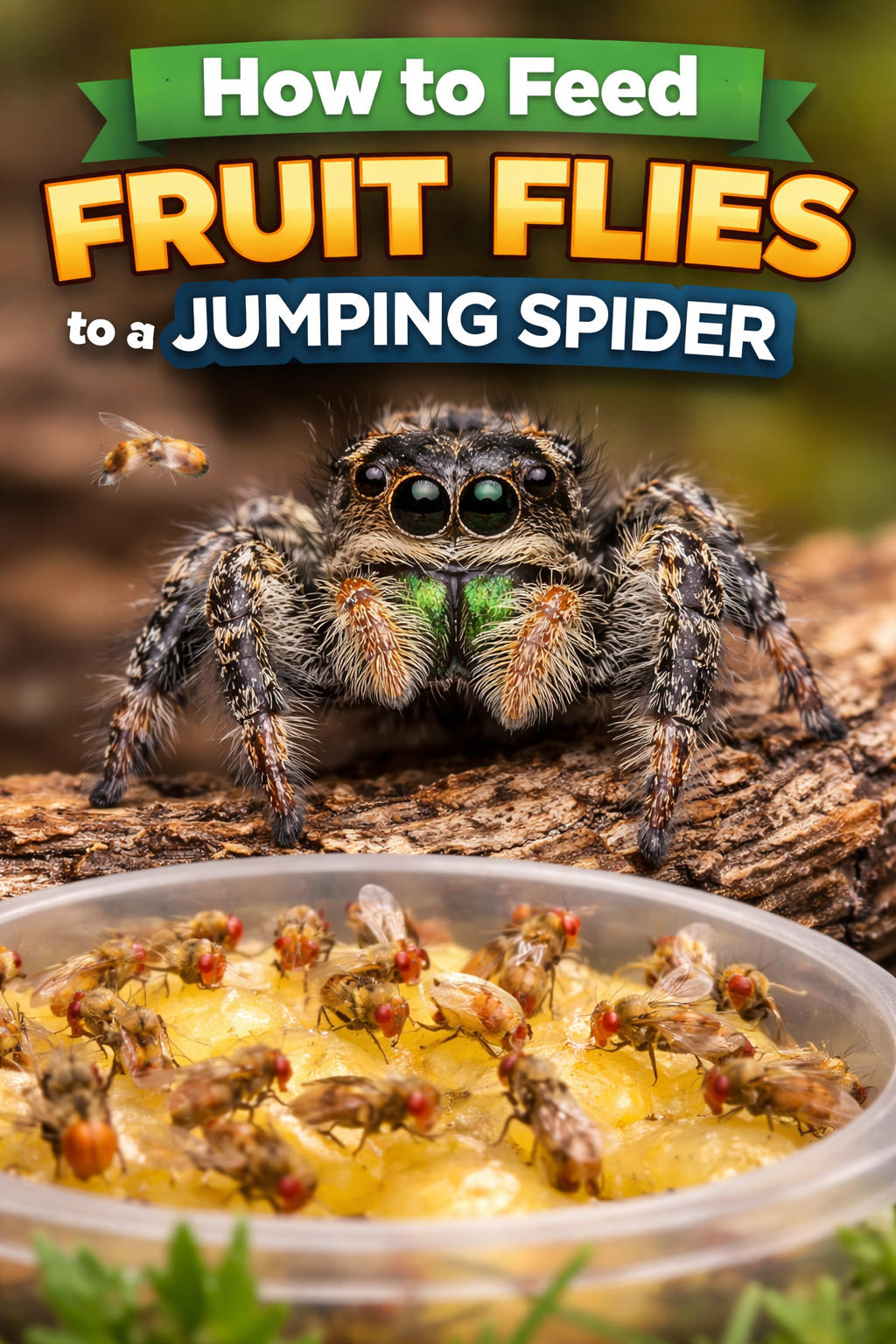 What Do Bold Jumping Spiders Feast on