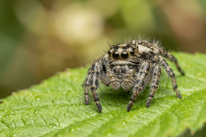 Tiny Brown Jumping Spider Facts & Identification Guide
