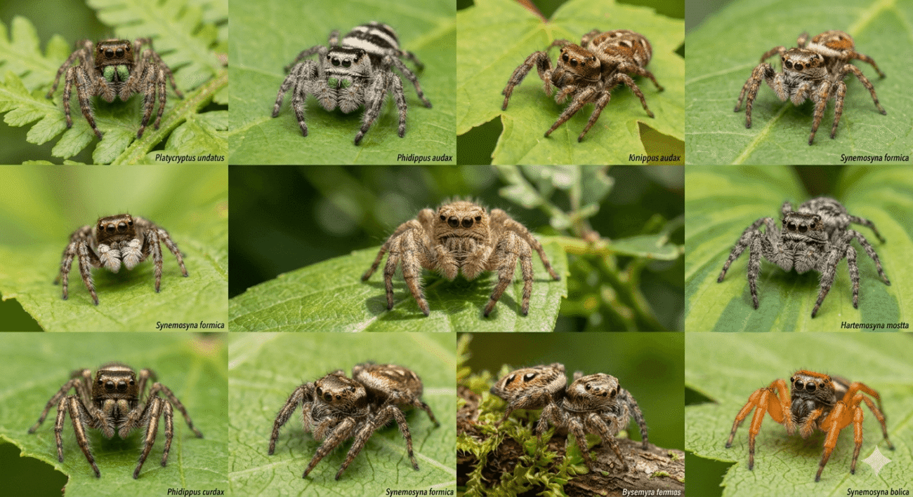 Types of Jumping Spiders: Species & Facts Guide